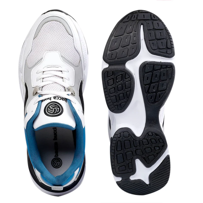 Bacca Bucci White Velocity Running Shoe for Men | Best Price UAE